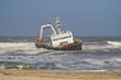 Schiffswrack an der Skelettküste, Namibia