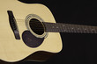 Guitar Acoustic Black Background