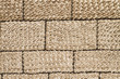 Brick themed icing close-up