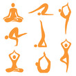 Vektor: Icons_yoga_asanas Icons_yoga_asanas