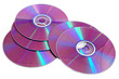 Photo of scattered CD