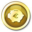 Money box euro icon Money box euro icon