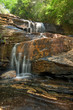 Large waterfall seen from base: Glen Falls in North Carolina