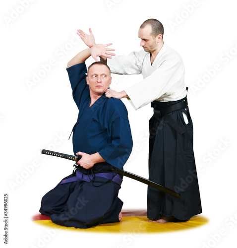 Photo: Sparring of two jujitsu fighters Sparring of two jujitsu fighters