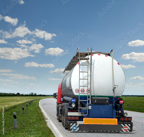 Photo: A Big Fuel Tanker Truck A Big Fuel Tanker Truck