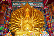 Golden Statue of Guan Yin with 1000 hands.