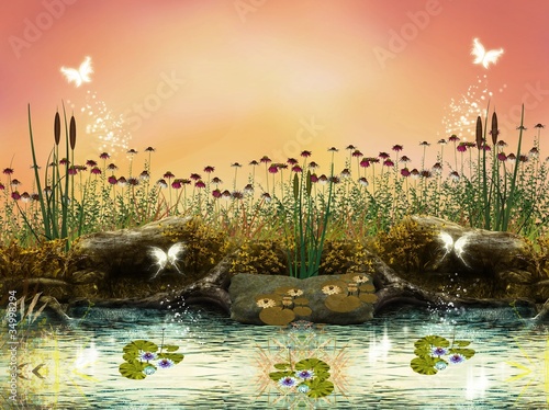 Illustration: Incantevole lago Incantevole lago