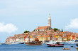 Sea port in city of Rovinj