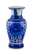 Foto: chinese antique vase on the plain back ground chinese antique vase on the plain back ground