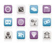 casino and gambling icons - vector icon set casino and gambling icons - vector icon set