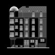 building facade, vector