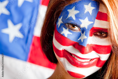 Photo: American woman American woman