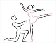pareja bailando ballet