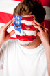 Worried American man