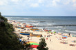 Baltic sea at summer day. Niechorze, Poland, Europe Baltic sea at summer day. Niechorze, Poland, Europe