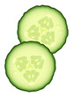Fresh Slices of Cucumber