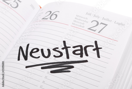 Foto: Neustart Neuanfang Neubeginn Neustart Neuanfang Neubeginn