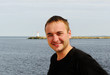 Young man at the sea. Young man at the sea.