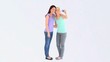 Friends taking a photo