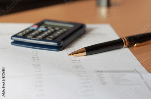 Photo: Bank statement Bank statement