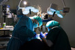 Surgeons during surgery