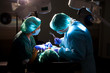 Surgeons during surgery