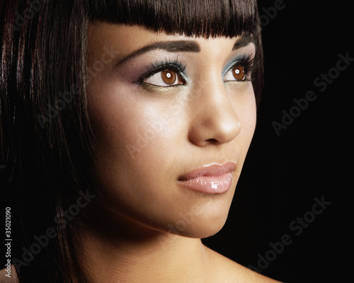 Photo: Glamorous mixed race woman Glamorous mixed race woman