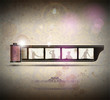 Elegant Vintage empty Photo film Background.