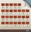 Vintage Spelling Alphabet.