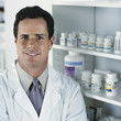 Pharmacist in drugstore