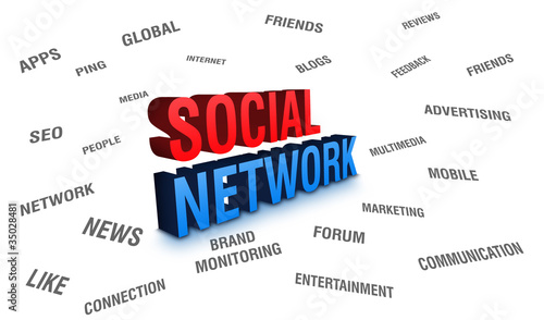 Illustration: Social Network Social Network