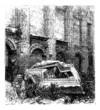 Temple of Jupiter at Baalbek, Bekaa Valley, Lebanon vintage engr Temple of Jupiter at Baalbek, Bekaa Valley, Lebanon vintage engr
