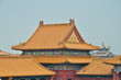 colorful chinese roofs in beijing