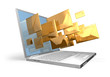 Ordinateur portable services multimédia e-mail