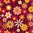 Bright flower seamless pattern. Vector illustration. Bright flower seamless pattern. Vector illustration.