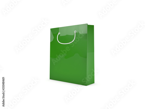 Illustration: 3d Rendering Papiertüte / Shoppingbag 3d Rendering Papiertüte / Shoppingbag