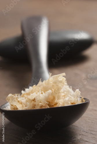 Photo: Close up of wooden spoon Close up of wooden spoon
