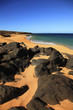 Beach and ocean at Polihua Beach