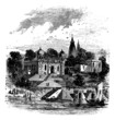 Bithoor, Ghat, Ganges, Kanpur, Uttar Pradesh, India, vintage en Bithoor, Ghat, Ganges, Kanpur, Uttar Pradesh, India, vintage en