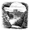 Blarney Castle, Blarney, Cork, Ireland, vintage engraving in 189