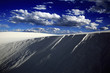 Sunshine on desert sand dune