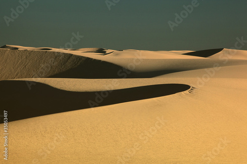 Photo: Sunshine on desert sand dune Sunshine on desert sand dune
