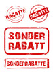 Stempelset Sonderrabatt