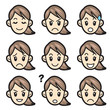 表情 女