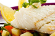 Fish dish - fish fillet and vegetables