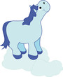 Vector: caballo caballo