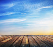 sky and floor