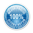 Pegatina 100% MEJOR PRECIO GARANTIZADO Pegatina 100% MEJOR PRECIO GARANTIZADO