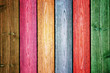 Foto: bunte Holzbretter bunte Holzbretter