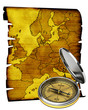 Map of  Europe in old style